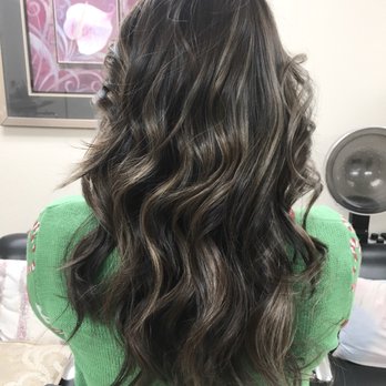 Ombre Balayage With Color Melt And Ash Toner Yelp