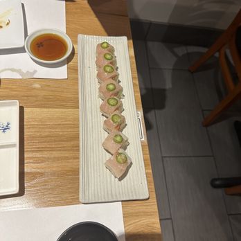 Studio Sushi - Yuzu Ebi-Ten Roll - Sushi Bars Near Me - Studio City, California Studio Sushi - Yuzu Ebi-Ten Roll - Sushi Bars Near Me - Studio City, California