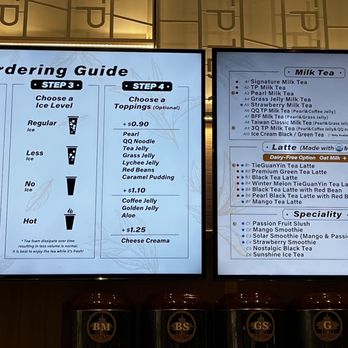 TP Tea - Menu - Bubble Tea Near Me - Seattle, Washington