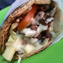 Dilak's Shawarma Snack Stop - Special beef shawarma with cheese