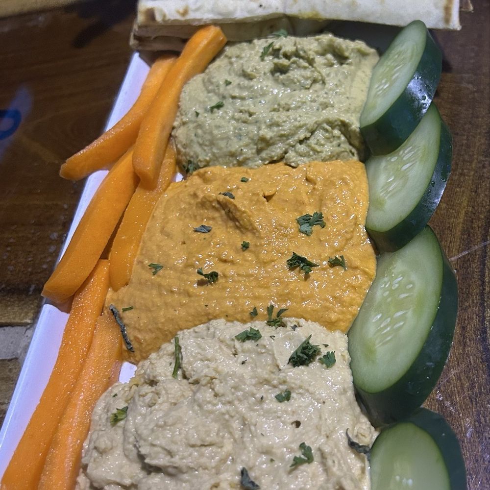 Duke’s Roadhouse - Hummus Trio (4.25) - Steakhouses Near Me - Maricopa, Arizona Duke’s Roadhouse - Hummus Trio (4.25) - Steakhouses Near Me - Maricopa, Arizona