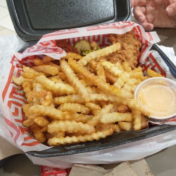 Byrd's Hot Chicken - Fries w/ 2 tenders, WOW. - Chicken Wings Near Me - Orland Park, Illinois Byrd's Hot Chicken - Fries w/ 2 tenders, WOW. - Chicken Wings Near Me - Orland Park, Illinois