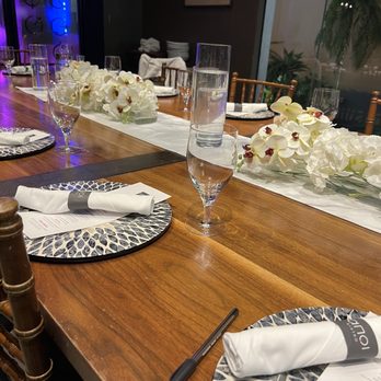 AnQi Bistro - Table setting - Asian Fusion Near Me - Costa Mesa, California AnQi Bistro - Table setting - Asian Fusion Near Me - Costa Mesa, California