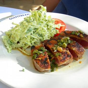 Gulfstream - seared ahi tuna (daily special) with coleslaw - New American Near Me - Newport Beach, California