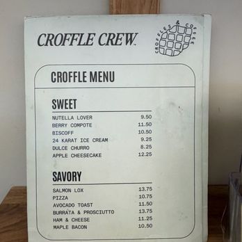 Croffle Crew - Croffle menu - Desserts Near Me - Happy Valley, Oregon