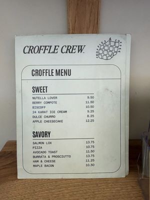 Menu photo 2 Croffle Crew Happy Valley, OR