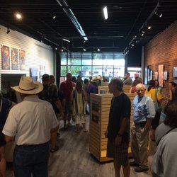 L'image - Final Friday opening reception inspired by Wichita's iconic Keeper of the Plains. New art showcased monthly from January to September.
