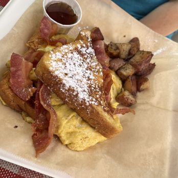 Arize Bistro - French toast sandwich - Breakfast & Brunch Near Me - Long Beach, California Arize Bistro - French toast sandwich - Breakfast & Brunch Near Me - Long Beach, California