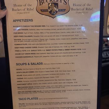 Buckley's In Belltown - Menu - American Near Me - Seattle, Washington Buckley's In Belltown - Menu - American Near Me - Seattle, Washington