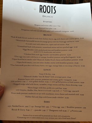 Menu photo 3 Roots Restaurant and Bar Camas, WA Menu photo 3 Roots Restaurant and Bar Camas, WA