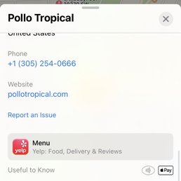 Accepts Apple pay