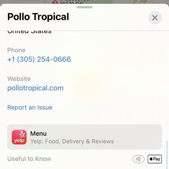 Pollo Tropical - Accepts Apple pay - Latin American Near Me - Miami, Florida