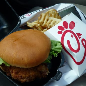Chick-fil-A - Chick-Fil-A Spicy Chicken Deluxe - Fast Food Near Me - Granite Bay, California