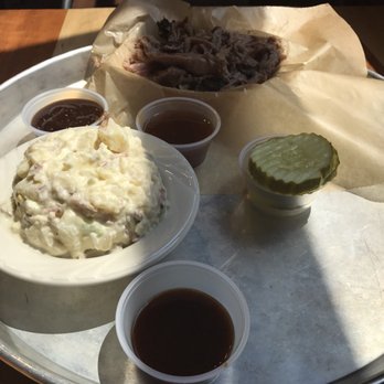 City Barbeque - Pulled Pork and Potato Salad - Barbeque Near Me - Charlotte, North Carolina City Barbeque - Pulled Pork and Potato Salad - Barbeque Near Me - Charlotte, North Carolina