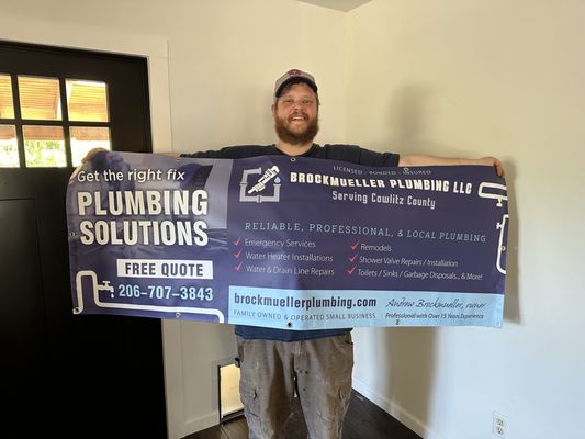 Brockmueller Plumbing Logo