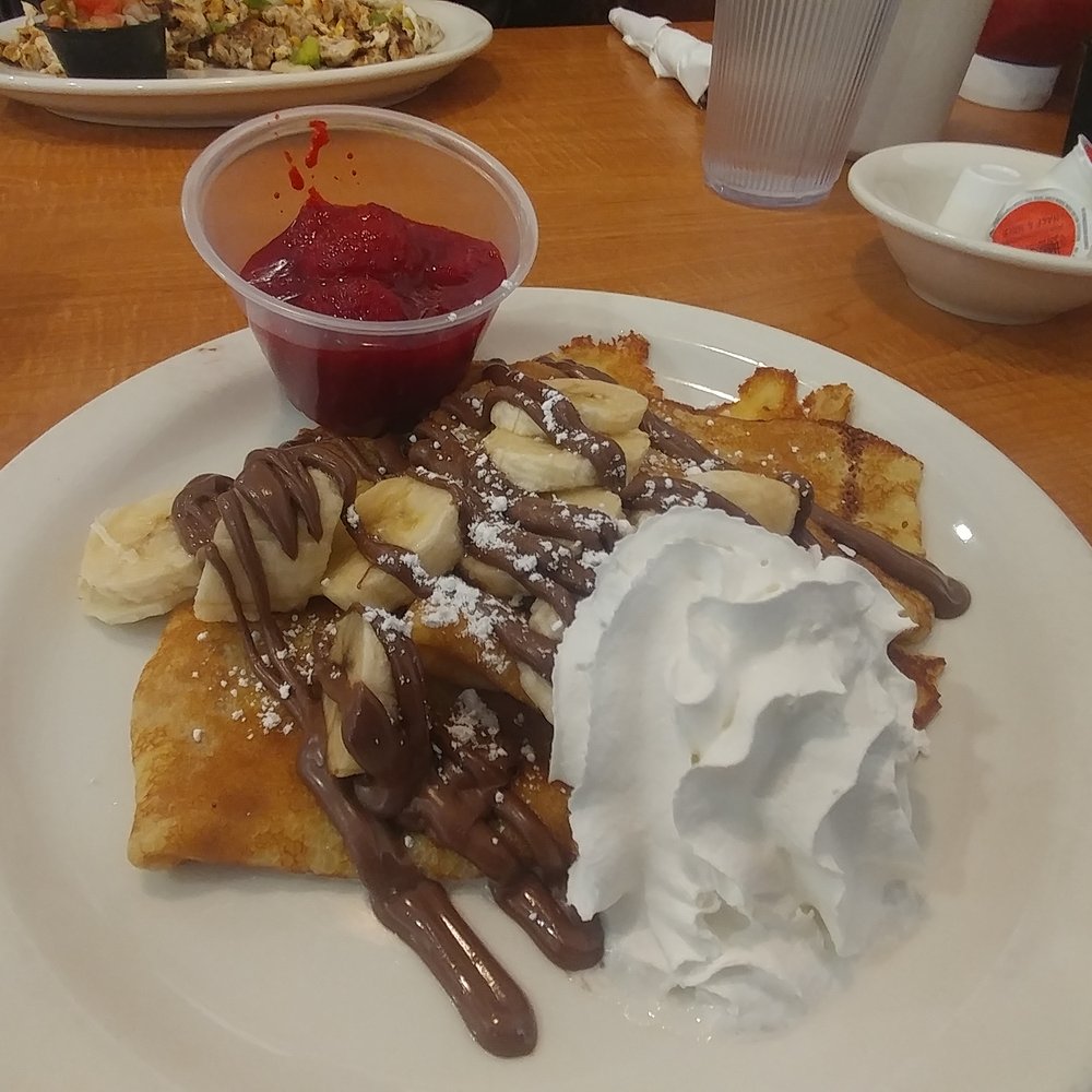 Loaded Cafe - Long Beach - strawberry, nutella, and banana crepe, A+ - American Near Me - Long Beach, California Loaded Cafe - Long Beach - strawberry, nutella, and banana crepe, A+ - American Near Me - Long Beach, California