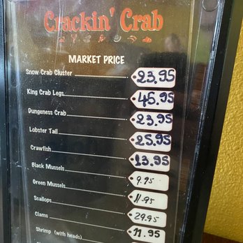 Crackin' Crab Seafood Boil - Prices of just each one. We got the pick 3 (snow crab,claims, and scallops. - Seafood Near Me - Albuquerque, New Mexico Crackin' Crab Seafood Boil - Prices of just each one. We got the pick 3 (snow crab,claims, and scallops. - Seafood Near Me - Albuquerque, New Mexico