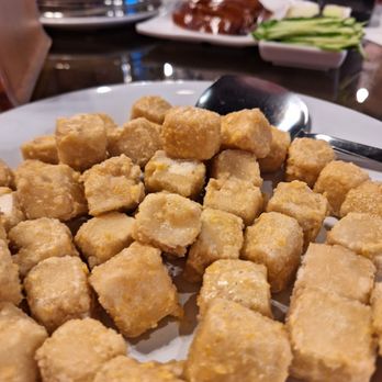 Peking Impression - Tofu with salted yolk dust - Chinese Near Me - Houston, Texas