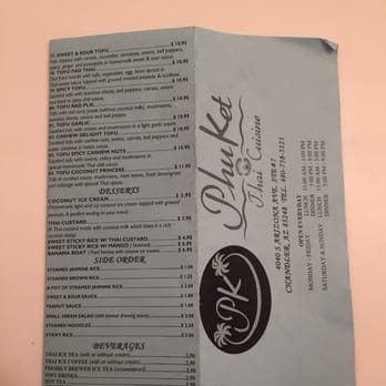 Savor Thai - Back of menu - Thai Near Me - Chandler, Arizona Savor Thai - Back of menu - Thai Near Me - Chandler, Arizona