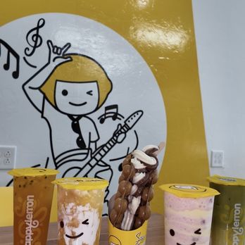 Happy Lemon - J4. Oreo Waffle , Mango Sago , F10. Strawberry Shortcake E11. Mango Passionfruit Green Tea with Mango Boba - Bubble Tea Near Me - Tucson, Arizona Happy Lemon - J4. Oreo Waffle , Mango Sago , F10. Strawberry Shortcake E11. Mango Passionfruit Green Tea with Mango Boba - Bubble Tea Near Me - Tucson, Arizona