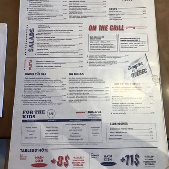 Cochon Dingue - Dinner menu - Breakfast & Brunch Near Me - Quebec City, Quebec Cochon Dingue - Dinner menu - Breakfast & Brunch Near Me - Quebec City, Quebec