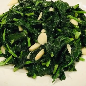 Wang Dynasty - Snow peas vegetables sauté (蒜炒豆苖) - Chinese Near Me - Bethesda, Maryland Wang Dynasty - Snow peas vegetables sauté (蒜炒豆苖) - Chinese Near Me - Bethesda, Maryland