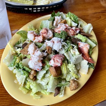 The Lobster Shack - Lobster Caesar salad - Seafood Near Me - Ogunquit, Maine The Lobster Shack - Lobster Caesar salad - Seafood Near Me - Ogunquit, Maine