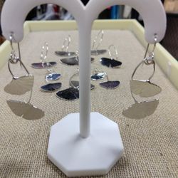 TL6 The Gallery - Gingko leaf sterling silver jewelry handmade by Arianna of Tenacious Lilly Jewelers.