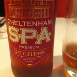 Tarragon Restaurant - Local Cheltenham beer, had never tried before