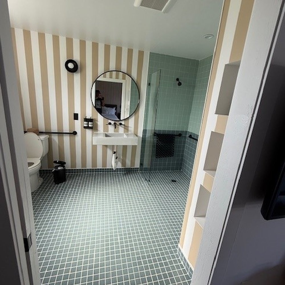 White Water - large restroom, handicap accessible - Hotels Near Me - Cambria, California