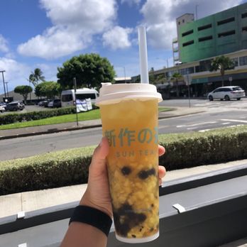 Sun Tea Mix - Lilikoi and Pineapple Tea - Bubble Tea Near Me - Honolulu, Hawaii Sun Tea Mix - Lilikoi and Pineapple Tea - Bubble Tea Near Me - Honolulu, Hawaii