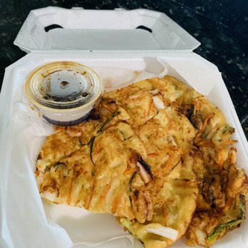 Sadies BBQ Inn - Seafood pancake to go - Korean Near Me - Pearl City, Hawaii