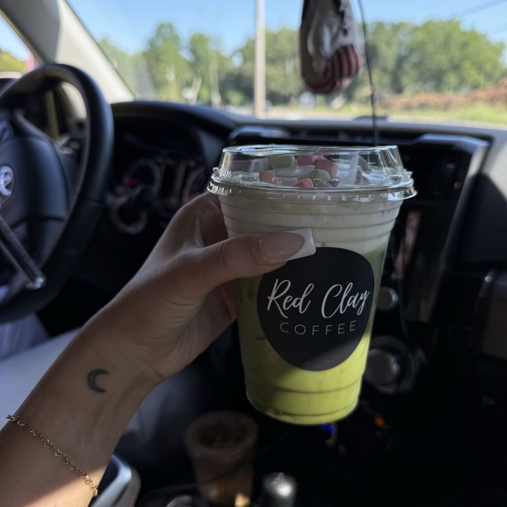 Red Clay Coffee - Lucky charms matcha -Jerry's way - Coffee & Tea Near Me - Greer, South Carolina Red Clay Coffee - Lucky charms matcha -Jerry's way - Coffee & Tea Near Me - Greer, South Carolina