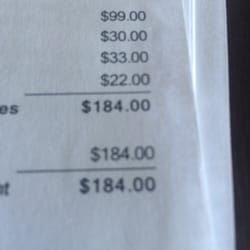 That's what they charge you for a visit , and some test from a pharmacy kit.