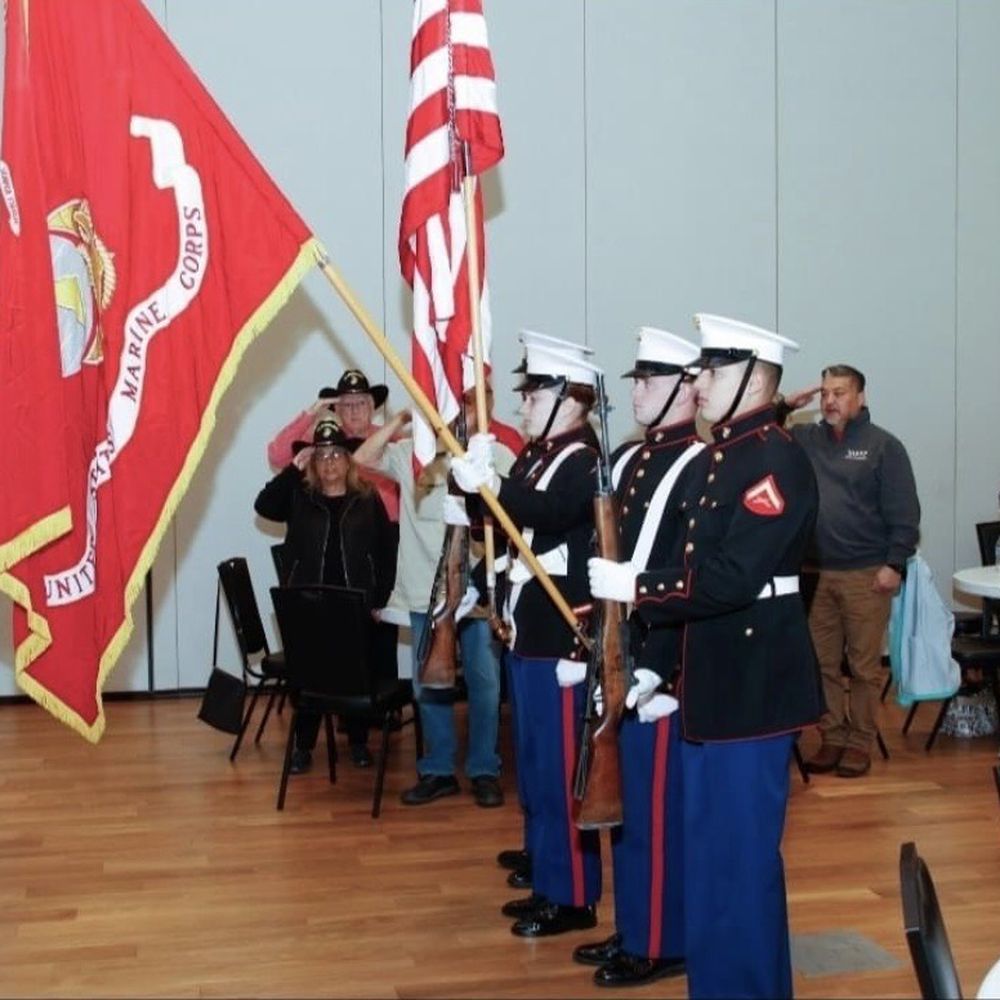 Mo's Bakery - Playing of the national anthem while Marines in their dress blues present the colors. - Bakeries Near Me - Valley Springs, California Mo's Bakery - Playing of the national anthem while Marines in their dress blues present the colors. - Bakeries Near Me - Valley Springs, California