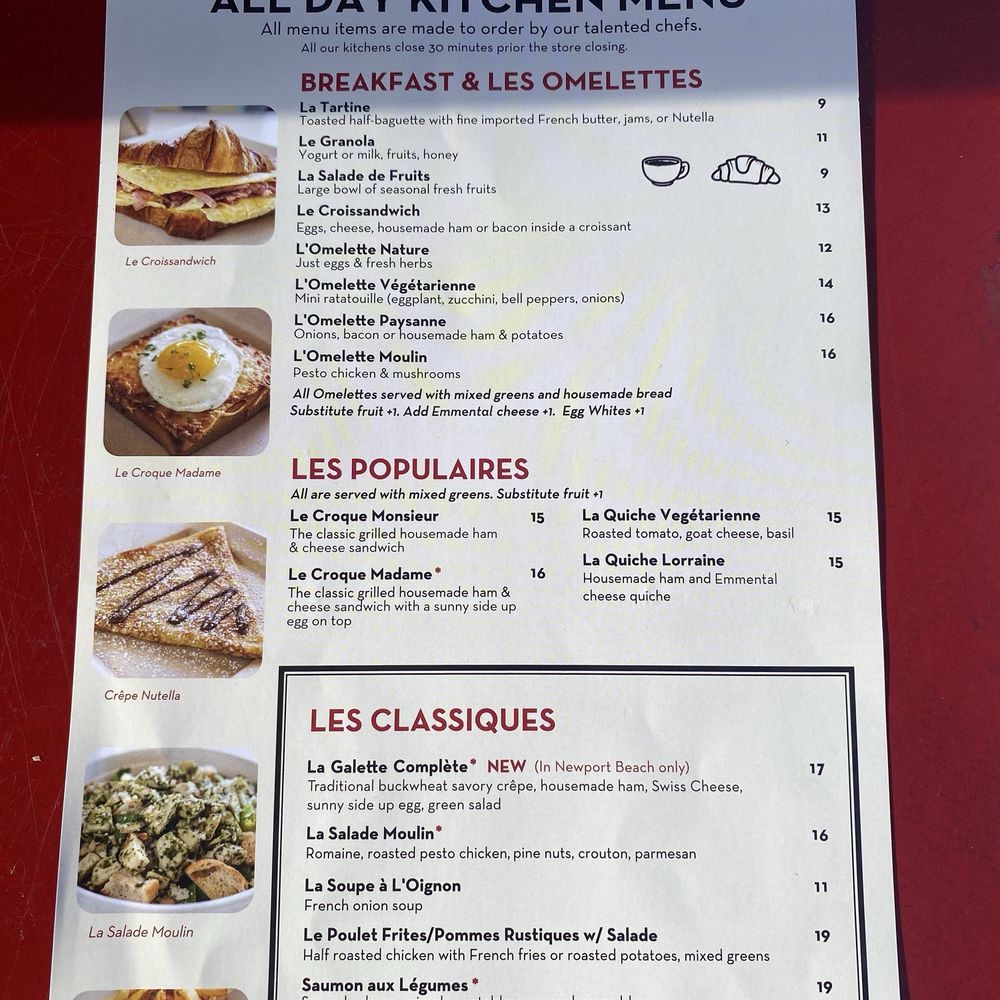 Moulin - Menu - Bakeries Near Me - Newport Beach, California Moulin - Menu - Bakeries Near Me - Newport Beach, California