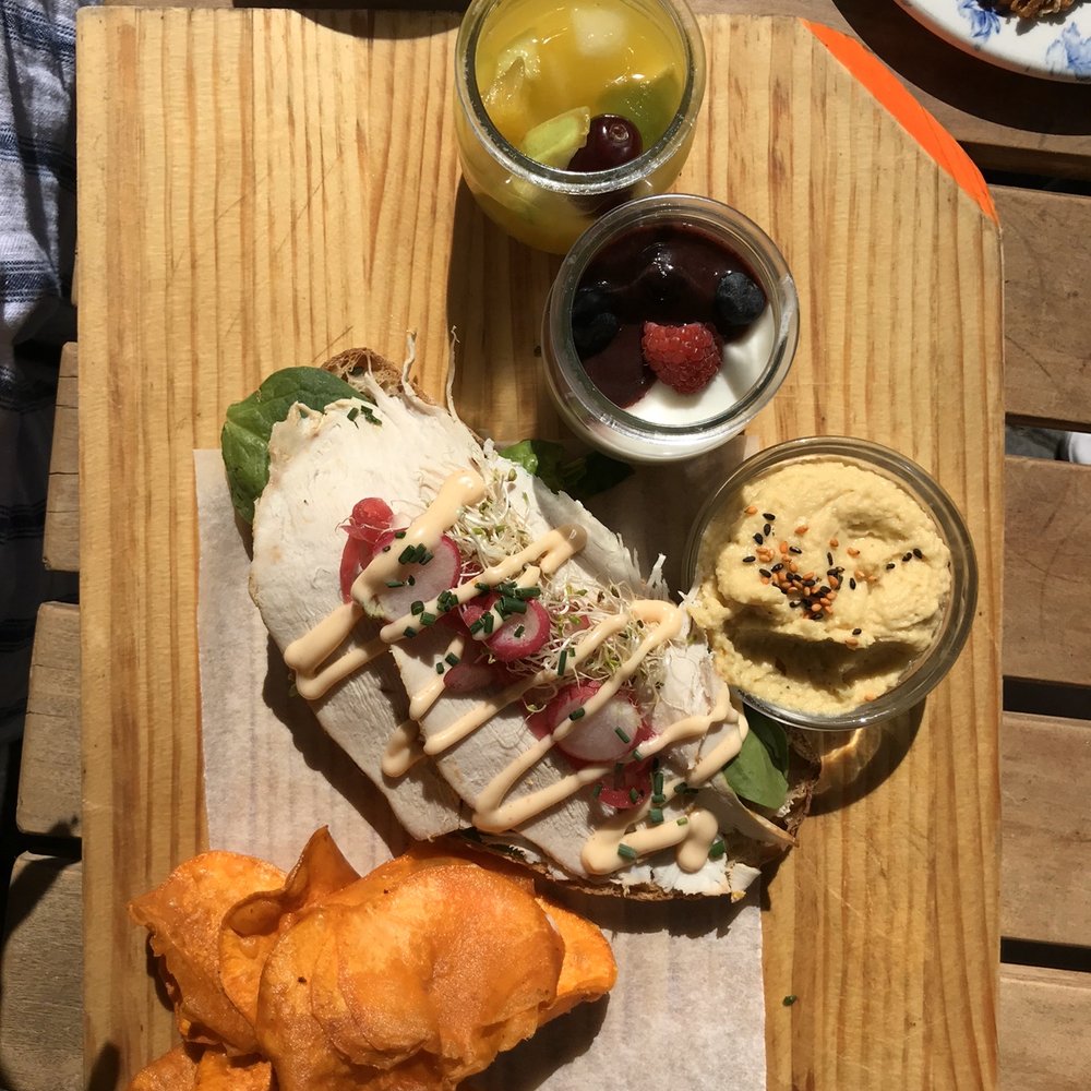 Ojalá - The Healthy One breakfast platter - Lounges Near Me - Madrid, M Ojalá - The Healthy One breakfast platter - Lounges Near Me - Madrid, M