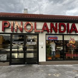 Exterior outside entrance of Pinolandia - Pembroke Pines, Florida Exterior outside entrance of Pinolandia - Pembroke Pines, Florida