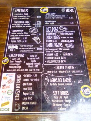Menu photo 2 Cheve Del Barrio Rosarito, BCN Menu photo 2 Cheve Del Barrio Rosarito, BCN