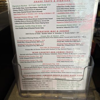 Jeffry's Wine Country BBQ - Wine Bars Near Me - Paso Robles, California