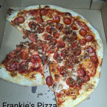 Frankie's - Pepperoni and sausage (spicy) - Ice Cream & Frozen Yogurt Near Me - Mendocino, California Frankie's - Pepperoni and sausage (spicy) - Ice Cream & Frozen Yogurt Near Me - Mendocino, California