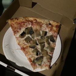 Brothers Pizza Express - Eggplant and garlic slice