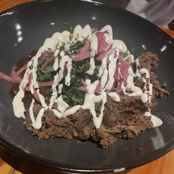Tazza Kitchen Alverser Plaza - Baja Bowl- with braised short rib - Cocktail Bars Near Me - Midlothian, Virginia