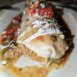 Chicken Green Chile Burrito