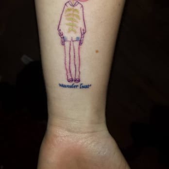 Silver Needle Studios - Tattoo I got today (Monday Apr 7th, 2014). A little piece of art I found online. $120 total, 30-40 minutes long. - Tattoo Near Me - Concord, California