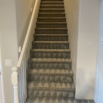Blue Spot Carpet Cleaning - The stairs after - Carpet Cleaning Near Me