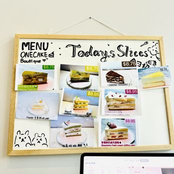 One Cake Boutique - Menu ~ Daily Creation - Patisserie/Cake Shop Near Me - Richmond, British Columbia One Cake Boutique - Menu ~ Daily Creation - Patisserie/Cake Shop Near Me - Richmond, British Columbia