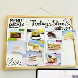 One Cake Boutique - Menu ~ Daily Creation