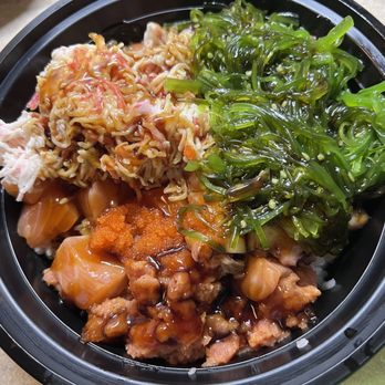 Poki Bowl - $21.73, not worth it, regular size bowl. - Poke Near Me - Morgan Hill, California
