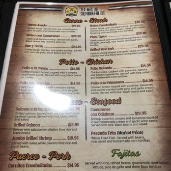 La Campesina Restaurant - Menu - Tex-Mex Near Me - Fairfax, Virginia